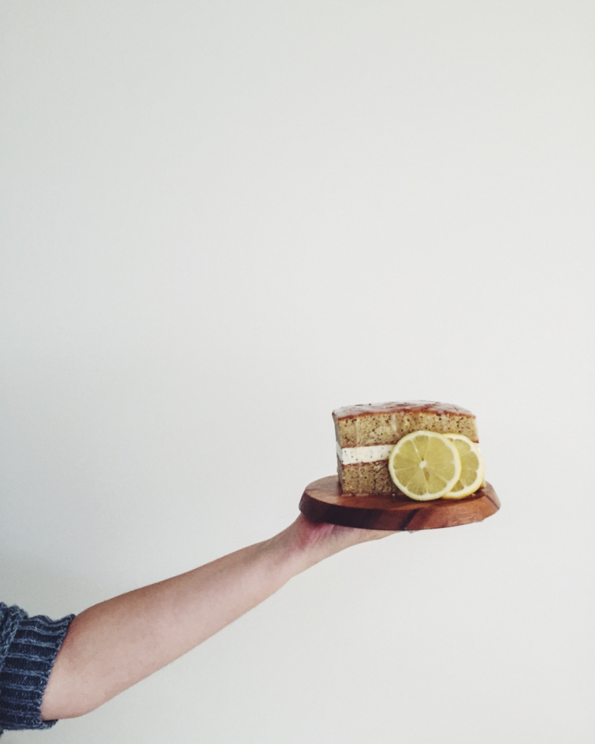 lemon drizzle ice cream cake | south by north