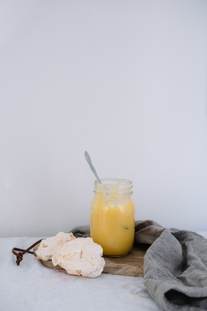 blood orange meringues with blood orange and passionfruit curd | south by north